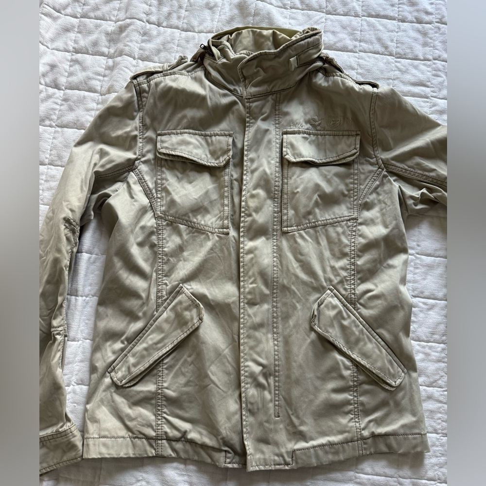 Vintage Diesel Military Field Jacket Embroidered Logo